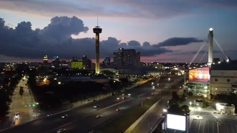 San Antonio Sky's BLOW THIS UP 💣 💣  REP WHERE YOURE FROM! #fyp  #sanantonio #texas  #dji #cajunbanjo