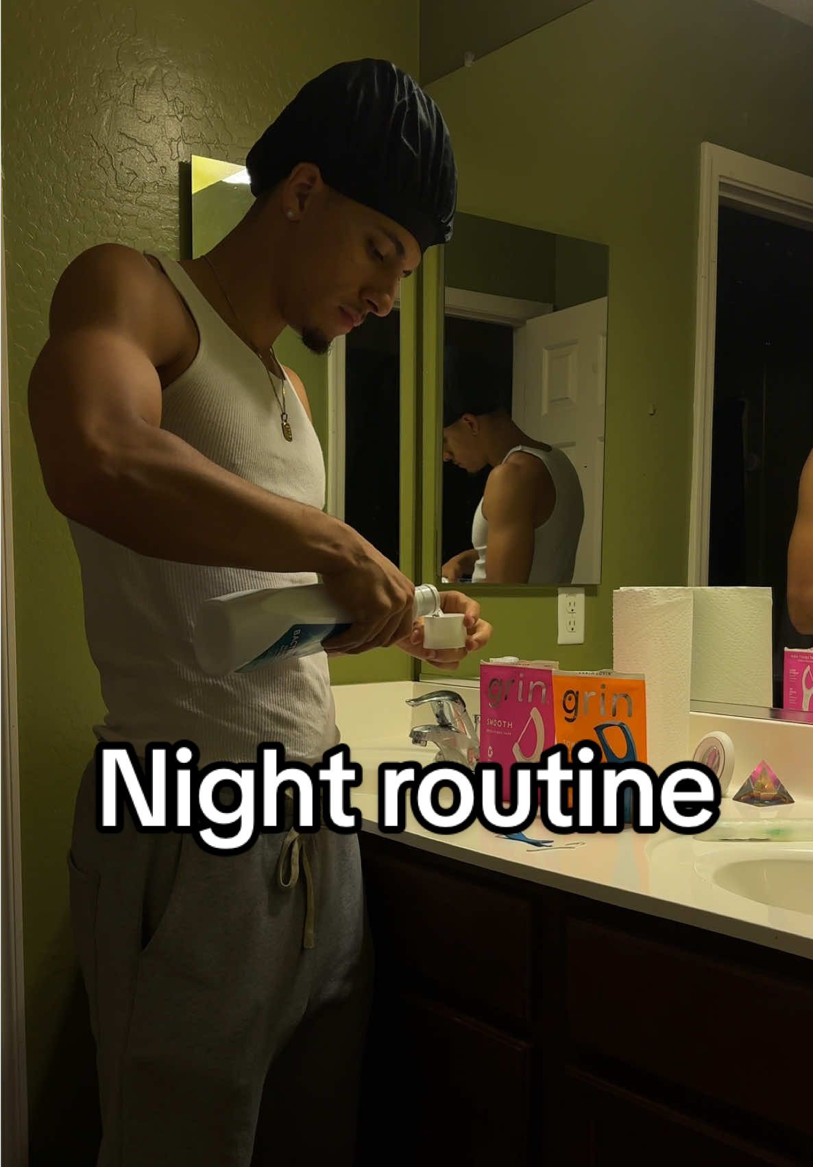my night routine.