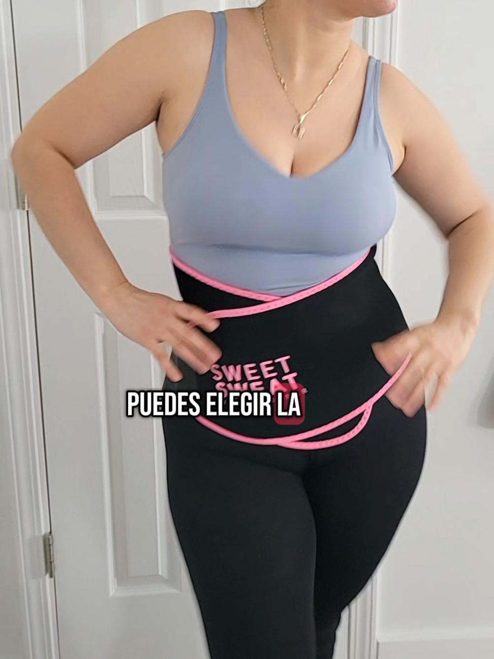 Sweat waist trimmer #fypage #gym #waisttrainingjourney #fyp #parati #ejercicio 