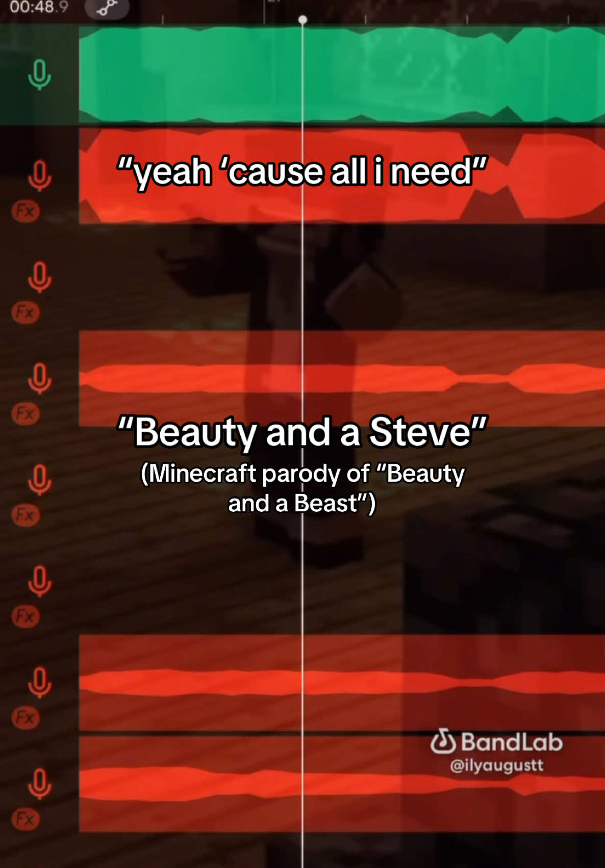 A miner friend named Steve 🔥 #Minecraft #minecraftsong #fyp #minecraftparody 
