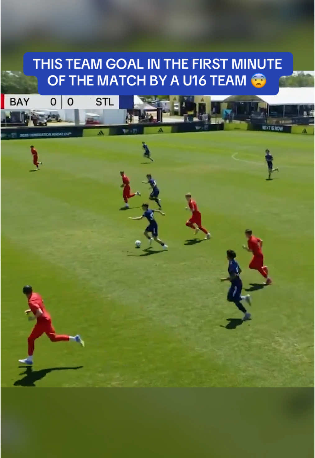 St. Louis CITY SC U16s with an unreal team goal vs. Bayern Munich U16s 😳 (via @MLS NEXT) #Soccer #football 