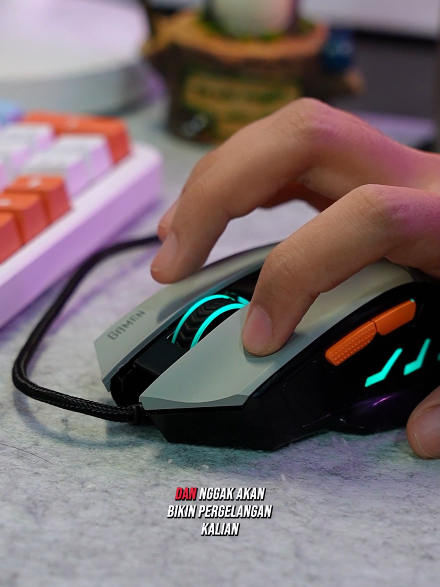 GM300 7200 DPI, Presisi tinggi sehingga bermain game jadi lebih menyenangkan #gamenindonesia #gamen #gm300 #mouse #mousegamin