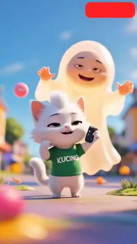 Mama Kucing Celeno Jadi Hantu 😂👻#fyppppppppppppppppppppppp #kucinglucu #kucinggemoy #animasilucu 