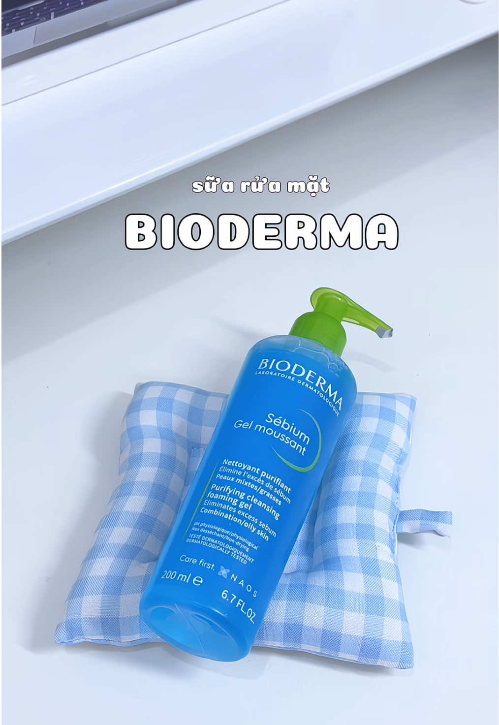 Sữa rửa mặt quốc dân Bioderma cho da dầu mụn nè 💦#suaruamat #suaruamatbioderma #bioderma #review #xuhuong 