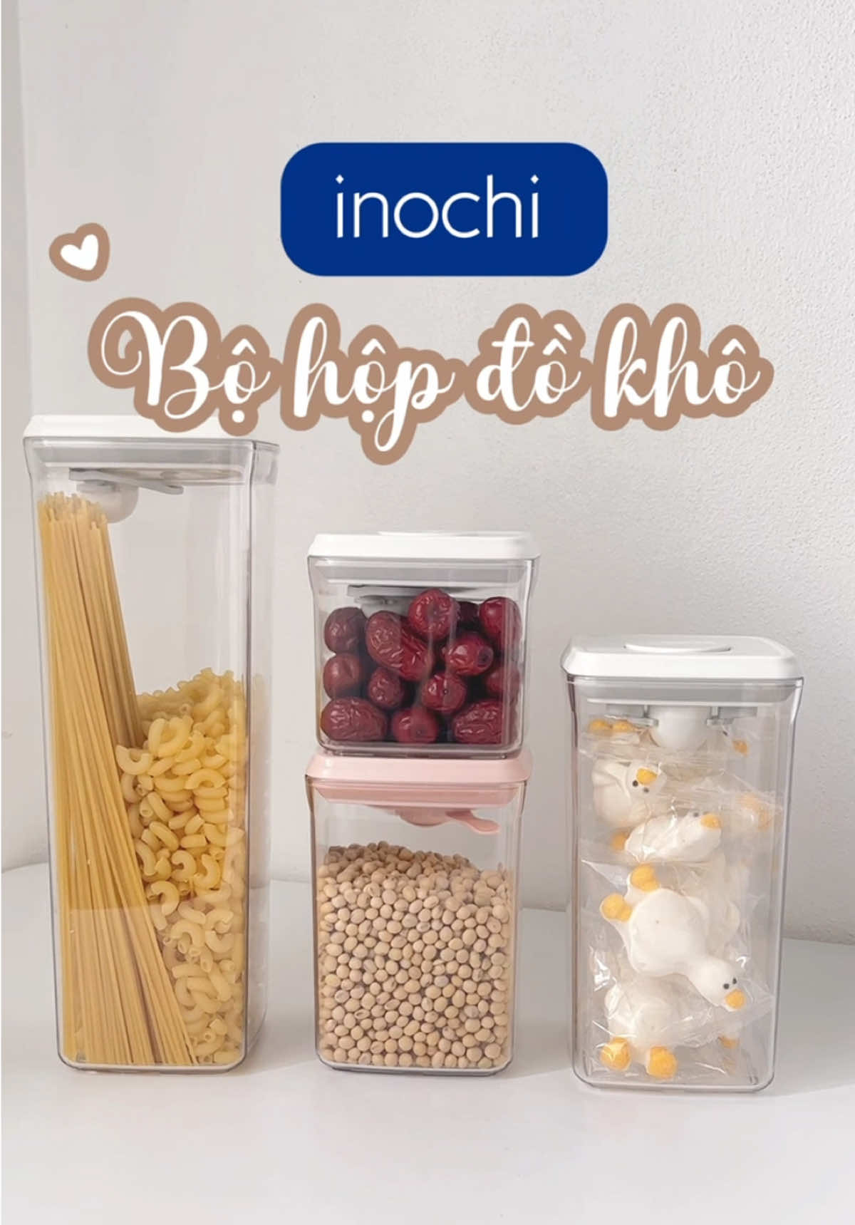 Set hộp đồ khô iuuuuu thích của mình đã về. Hộp kín và chỉ cần nhấn 1 lần là mở ra dẽ dàng r. #inochi #inochihokkaido #minskonha #refillasmr 