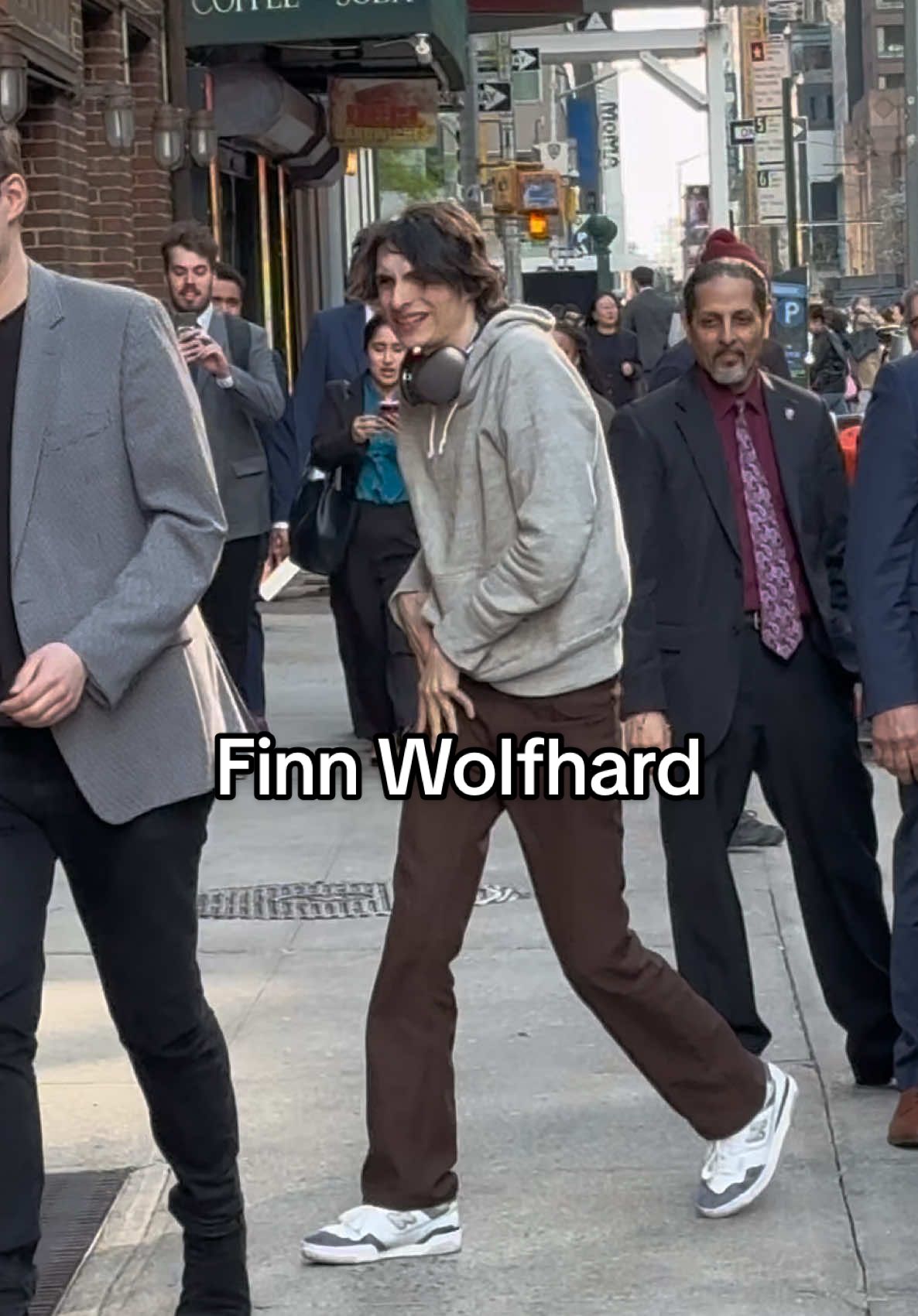Finn Wolfhard Seen in Midtown Manhattan Today #finnwolfhard #celebrity #actor #entertainment #strangerthings #nyc #newyork #Broadway #newyorkcity #afrazexplores