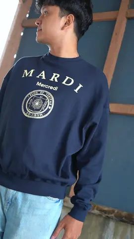 Sweatshirt unisex hadirrr dgn tampilan elegan dan classy 🔥 #mardi #mardisweatshirt #sweater #sweatshirt #unisex #celanamurah #jeanspants #ootdinspo #simpleoutfit #longpants #OOTD #koreanstyle #jeans 