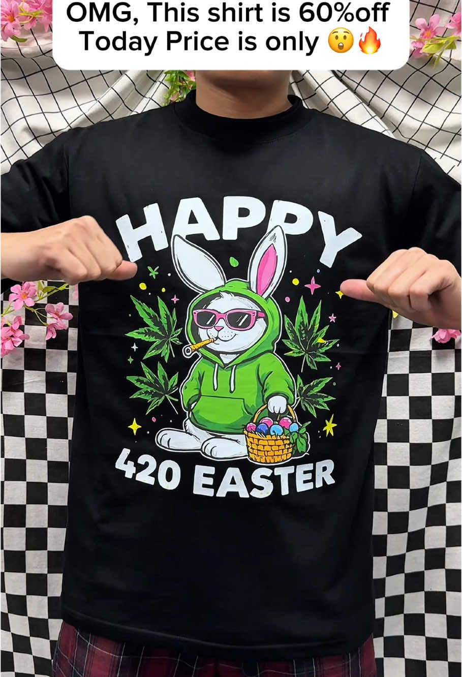Men's Happy 420 Easter Bunny T-Shirt