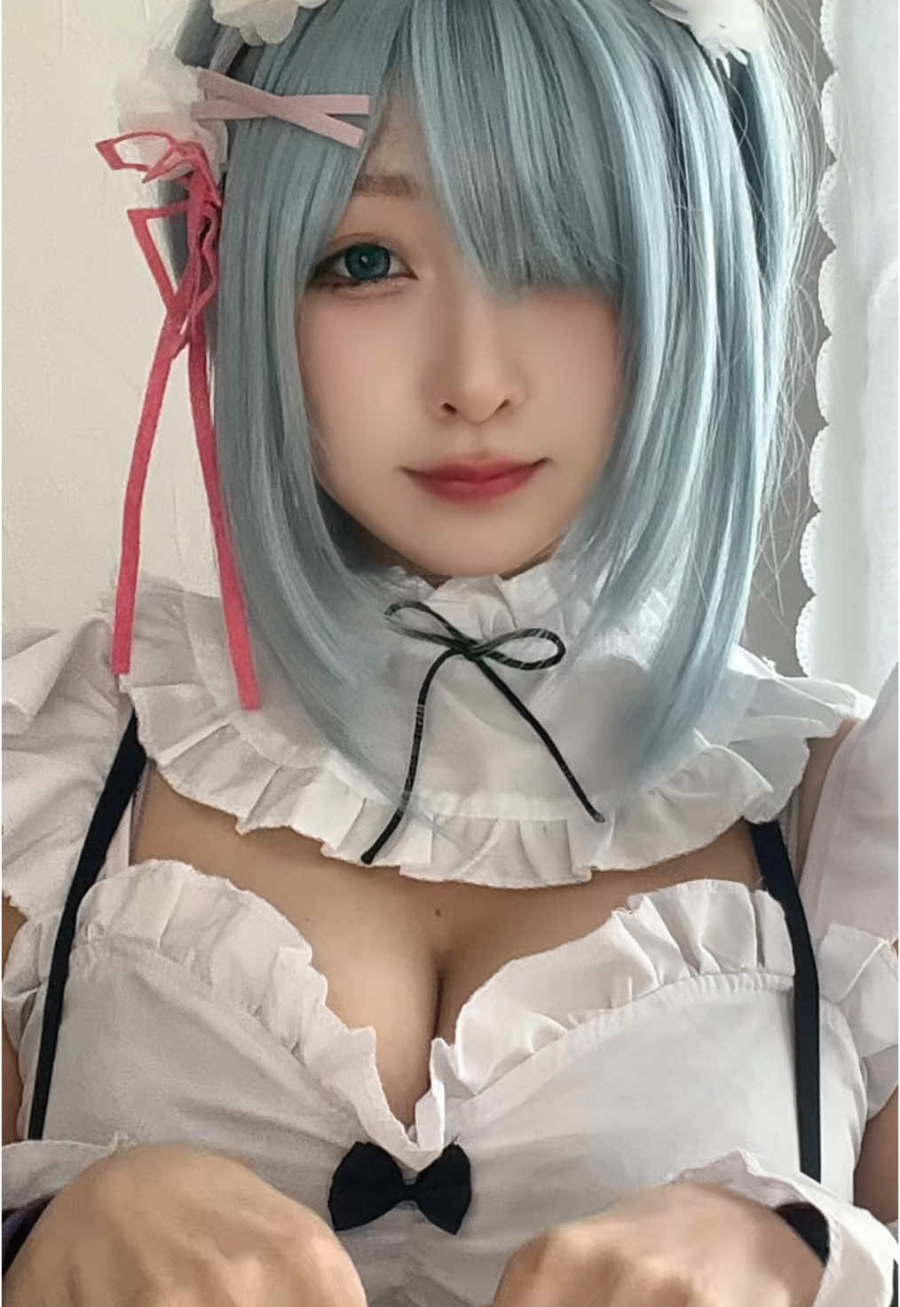 レムになりました🩵 #レム #レムコスプレ#コスプレ