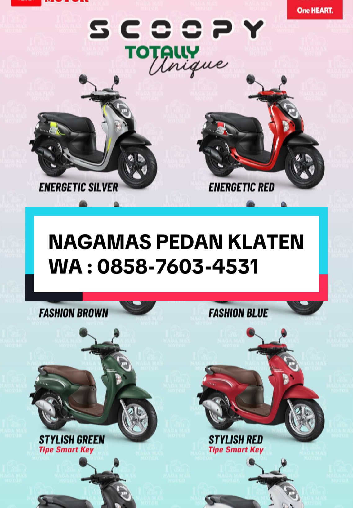 PROMO HONDA MATIC TERBARU TAHUN 2025 ✅ Melayani CASH dan KREDIT ✅ Syarat Foto KTP dan KK aja ✅ Bayar Pas Motor Datang Tanya² dulu boleh atau Bisa janjian ketemu di dealer WA Admin : 0858-7603-4531 #fyp #promohonda #hondamatic #hondaklaten #hondasoloraya #cashdankredit #nagamasmotor 