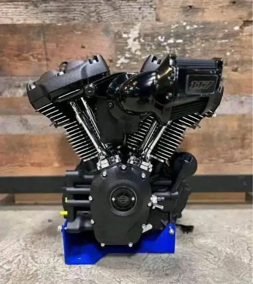 Brand new 117 cubic inch motor for 18 up softails comes with throttle v body intake and manifold and 117 heavy breather intake  Inbox for serious inquiries.