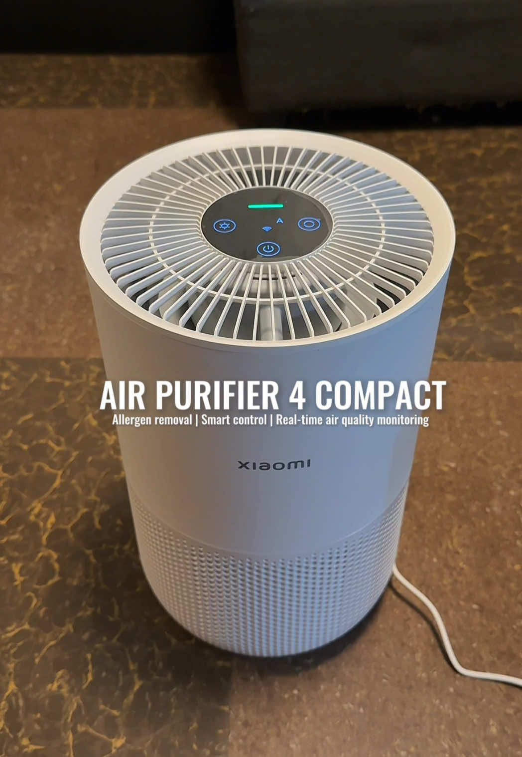 breathe clean breathe healthy with this xiaomi air purifier 4 compact  #airpurifier #xiaomiairpurifier #CleanTok #fyp 