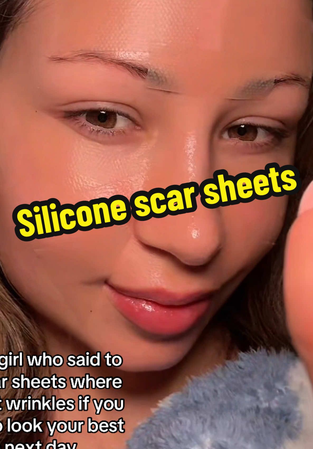 Wrinkles 🤝 Silicone scar tape #skincare #facetape #antiaging #baddieonabudget #wrinkles #scar #skintok silicone scar sheets tagged from tiktok shop #viral