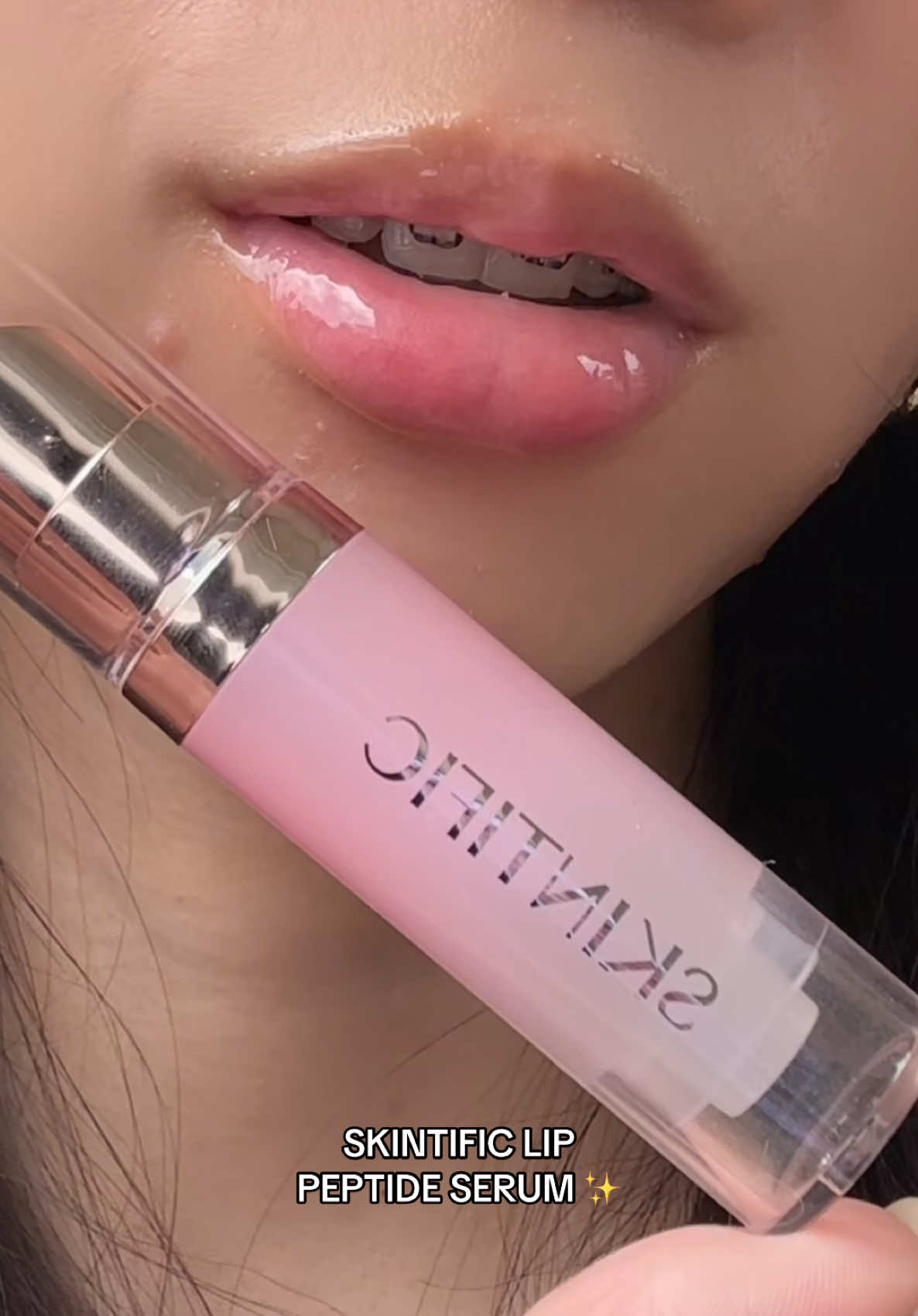 no secrets! the juiciest plumpy lips with @SKINTIFICPH newest lip peptide treatment, obsessed ✨