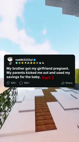 My brother got my girlfriend pregnant. My parents kicked me out and used my savings for the baby.