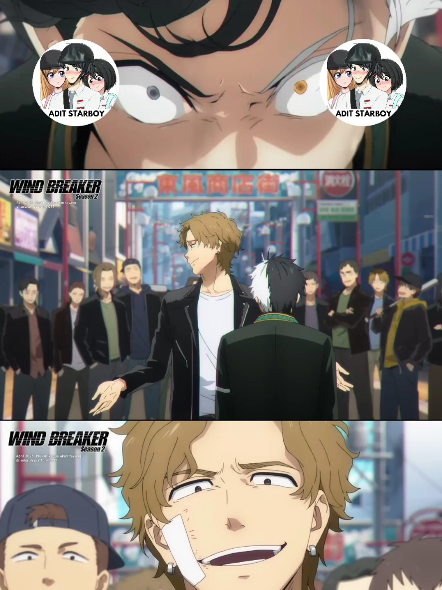 Wind Breaker S1 Dub Indonesia  #xyzbca #windbreaker  #isekai #anime #animefyp #aditstarboy #animeindo #dubindo #animeedit 