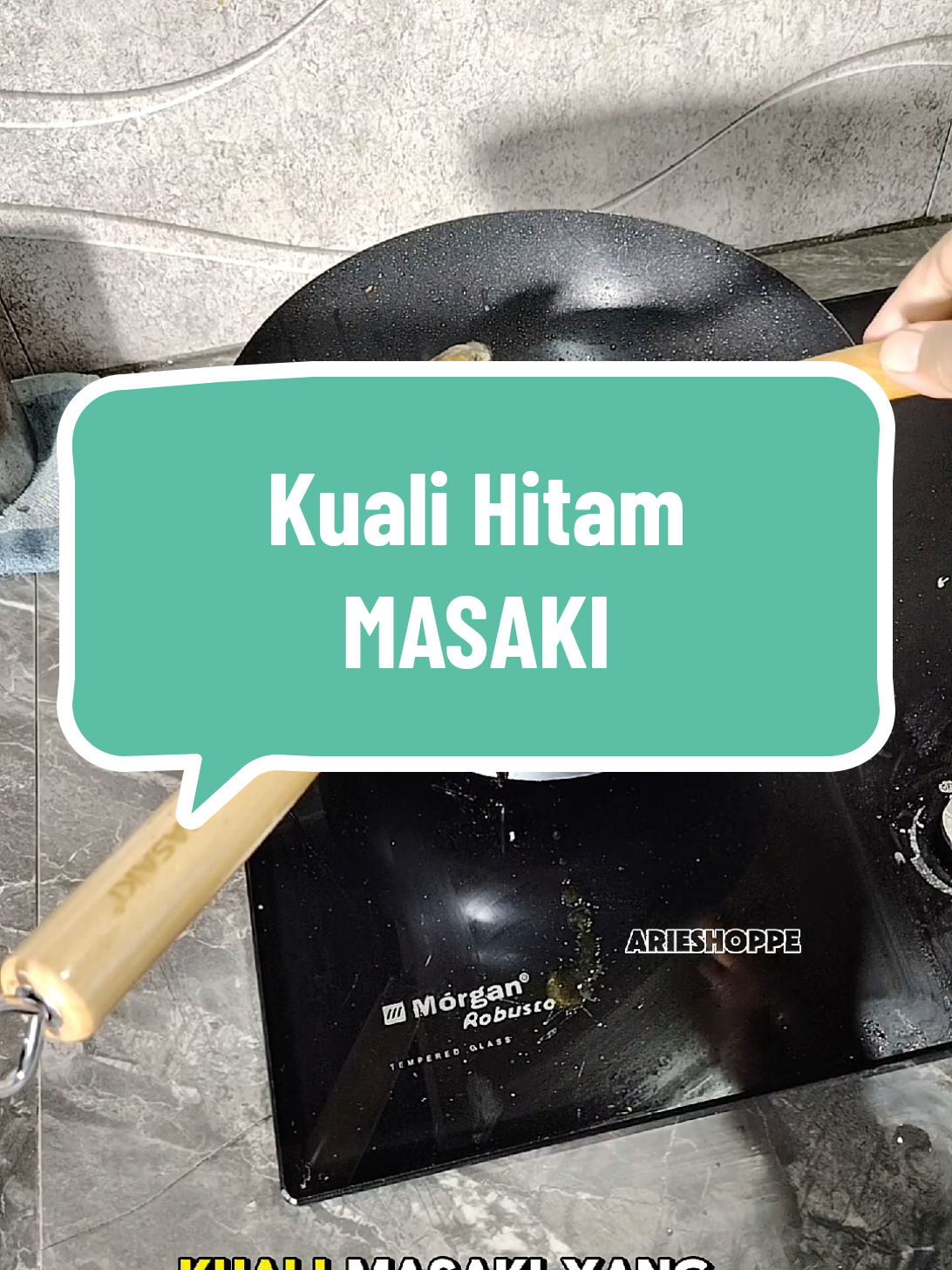 Kuali hitam ni memang favourite hari² kalau memasak 😘 Kuali jenis tahan lasak, pastu tak melekat tau. Wajib beli 👍 @masaki.malaysia  #masaki #kualihitam #kualihitammasaki 