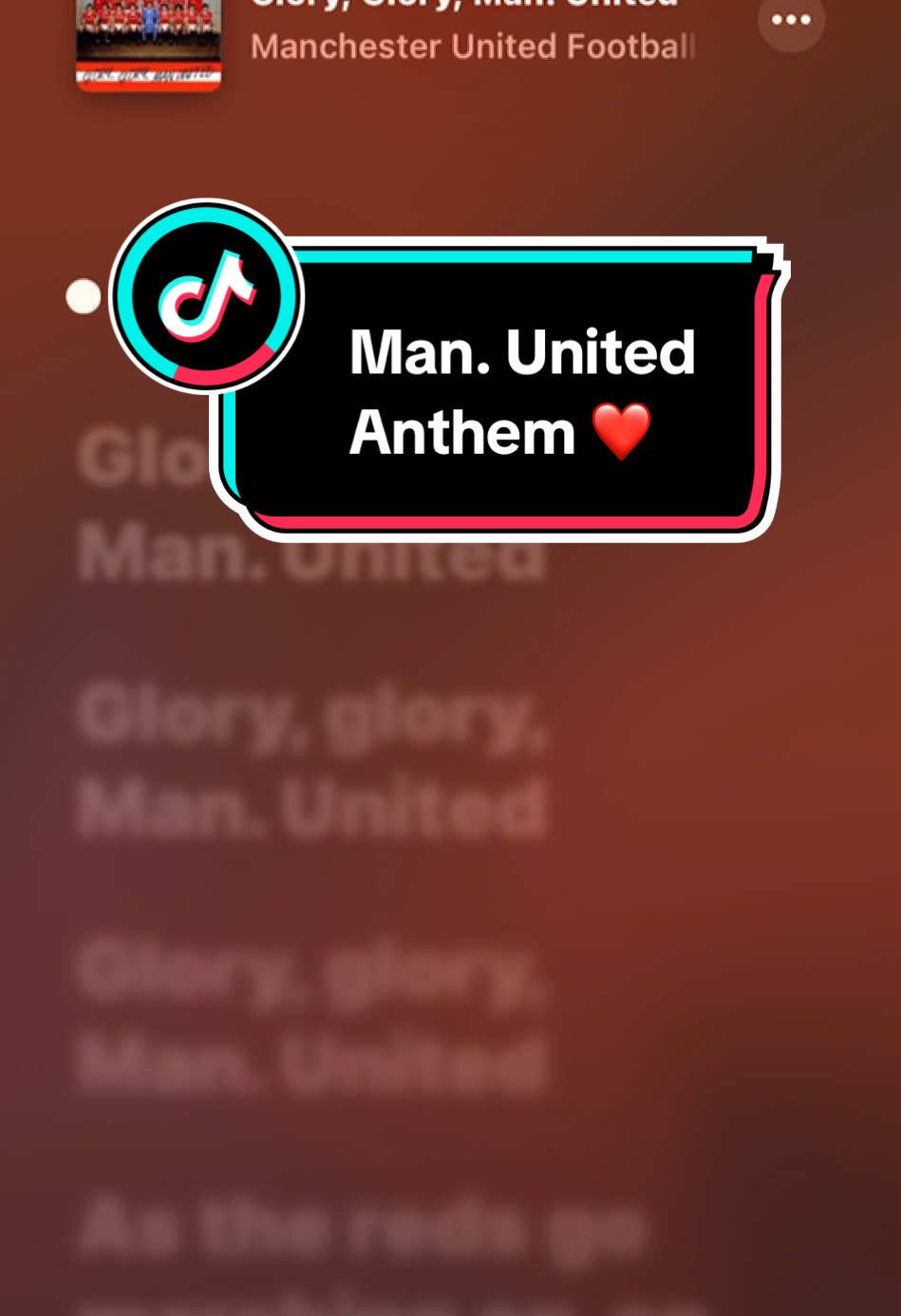 Manchester United Anthem ❤️ #foryoupage #fyp #manchesterunited #manutd #wembley #football #fifa #europa #epl #eplfootball #brunofernandes #harrymaguire 