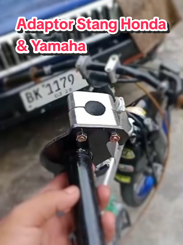 Dudukan Stang Honda Yamaha Matic Bebek Adaptor Stang Universal