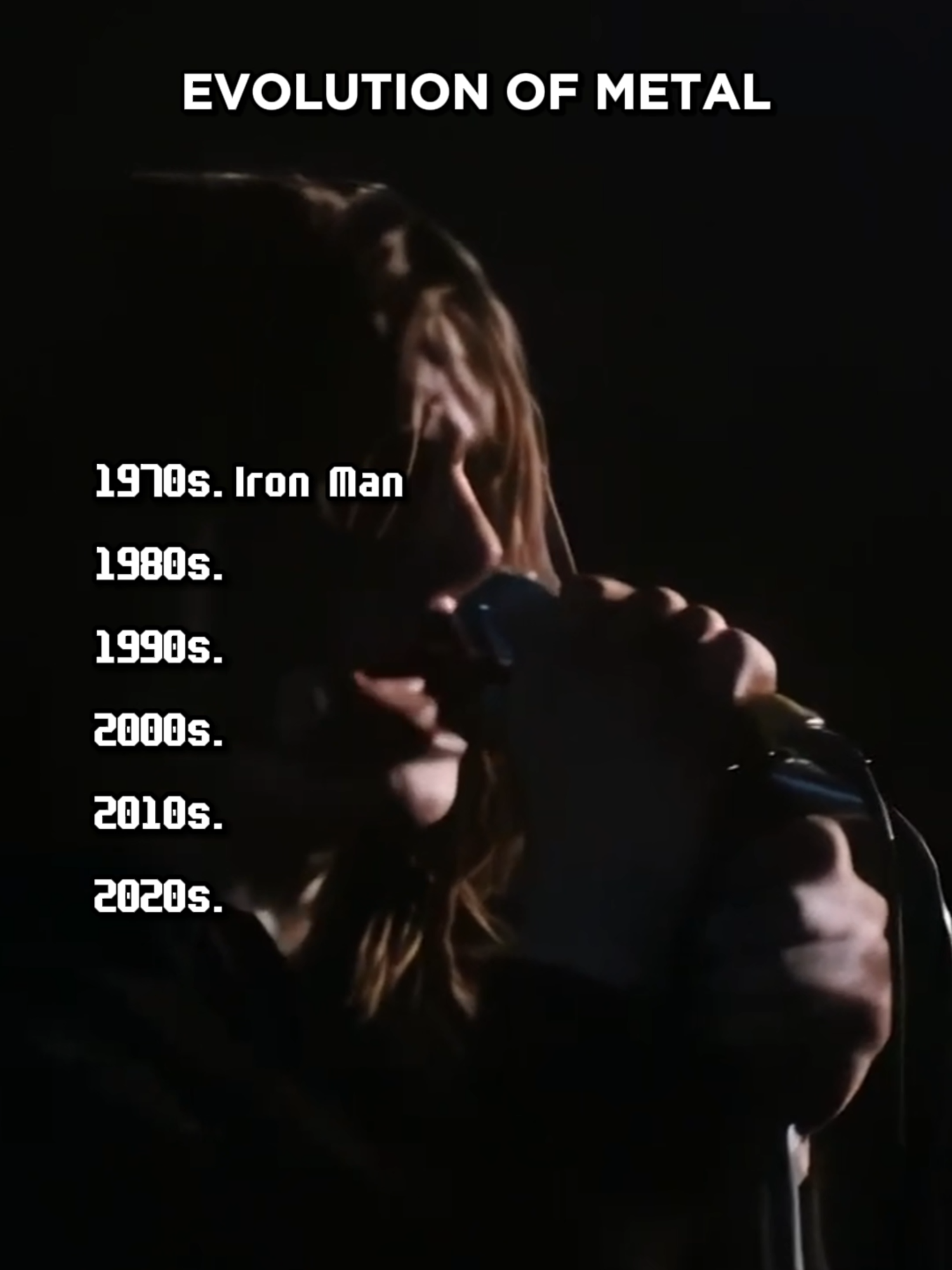 EVOLUTION OF METAL #metal #metalhead #70s #70smusic #80s #80smusic #90smusic #00smusic #2010snostalgia #music #popular #classicalmusic #throwback #fyp #fanedit #nostalgia #musical #60s70s80smusic