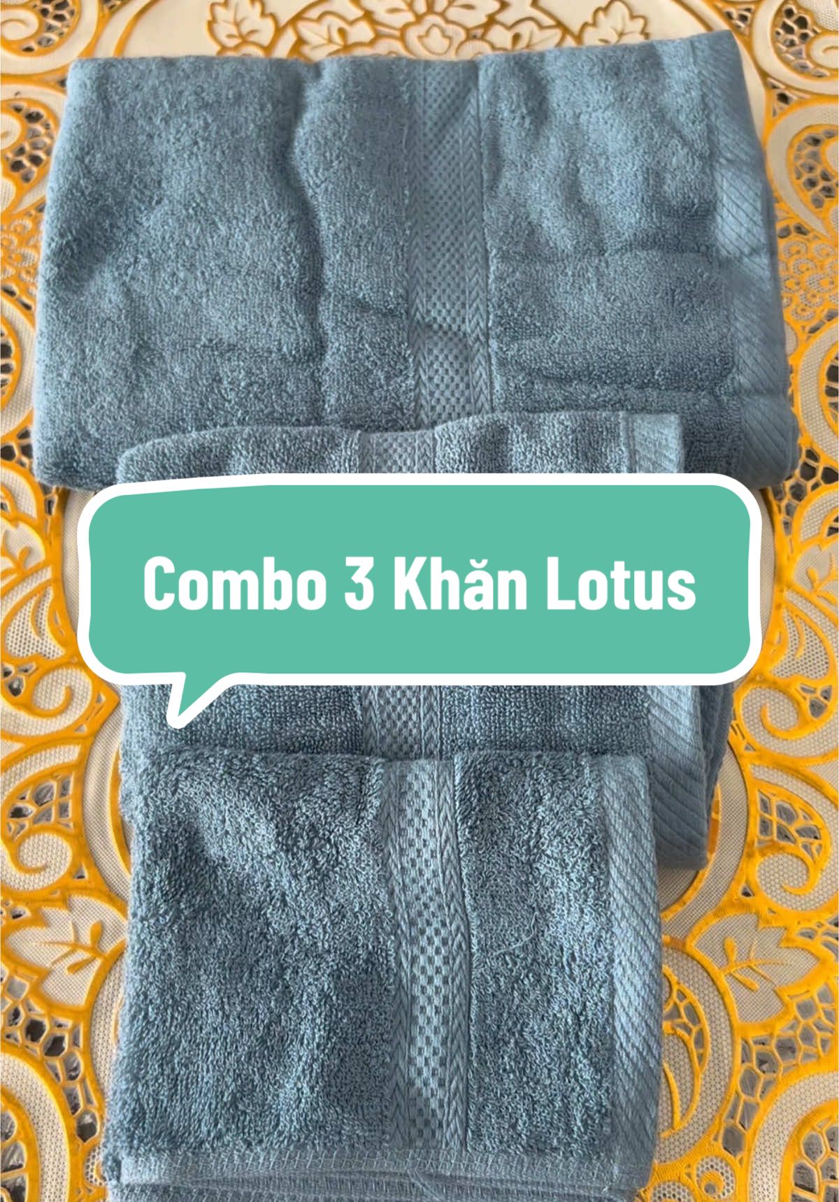 Khăn tắm, khăn mặt, khăn gội Lotus #khantam #khangoi #khangoidau #khanmat #khantamcotton #khantamcaocap #khantamnguoilon #xuhuong #viral #trending 