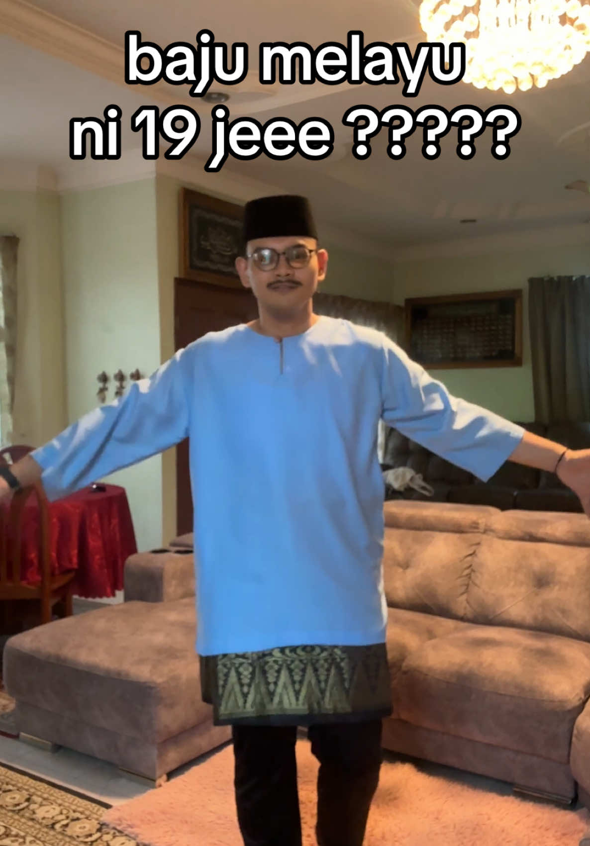 nak buat pergi open house memang kena