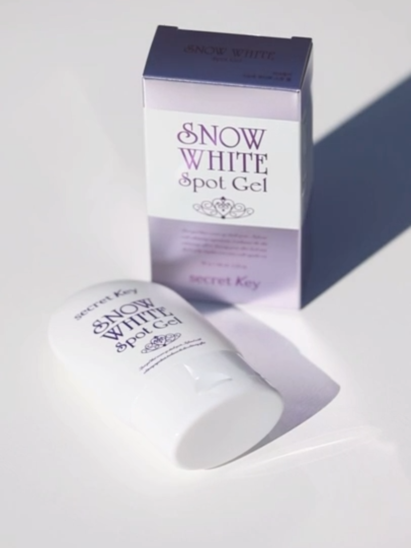 Snow White Spot Gel 💜 [Natural Discoloration Correction] By consistently using the spot gel for about a week, it helps to even out an uneven skin tone. #secretkey #kbeauty #koreanskincareroutine #koreanskincareproducts #kbeautyproducts #kbeautyskincare #kcosmetic #cosmetic #시크릿키 #skincare #spotgel #gel