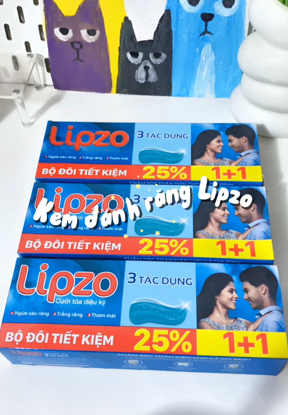 Combo kem đánh răng 3 tác dụng Lipzo đang ưu đãi mua 3 được 6 tuýp mn nhanh tay kẻo hết nha #kemdanhranglipzo #kemdanhrang #kemdanhtrangrang #fyp #review 