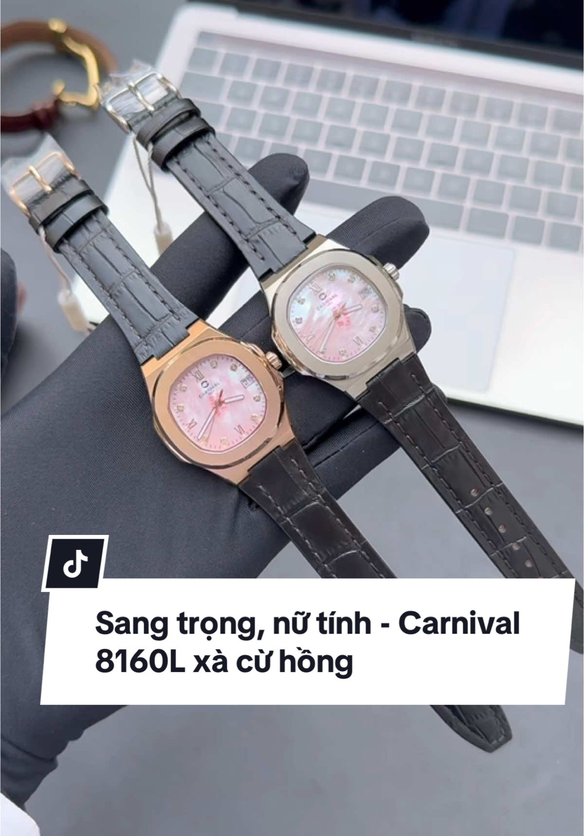 [ Gợi ý mẫu đồng hồ nữ sang trọng, nữ tính - Carnival 8160L ] • Mặt số xà cừ tự nhiên  • Size 34mm • Dây da cao cấp - tôn lên sự thanh lịch  • Phù hợp mọi ouffit  ———————— #donghonu #xacu #donghodep #xuhuong 