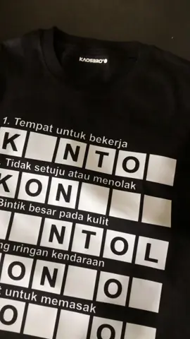 Jangan Ngeres !!! Coba di isi ya tebak tebakan nya,  #kaosunik #cottoncombed #kaosbro #wibgajian #kaoskatakata #indonesia🇮🇩 