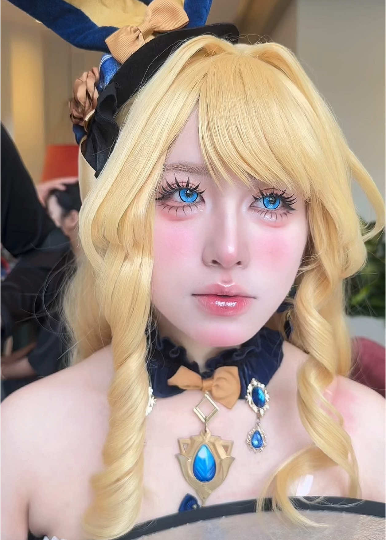 Tiểu thư Navia 💁 #makeup #makeuplook #viral #xuhuong #douyin #goclamdep #cosplay #cosplayer #makeupcosplay #naviagenshinimpact #navia #naviacosplay 