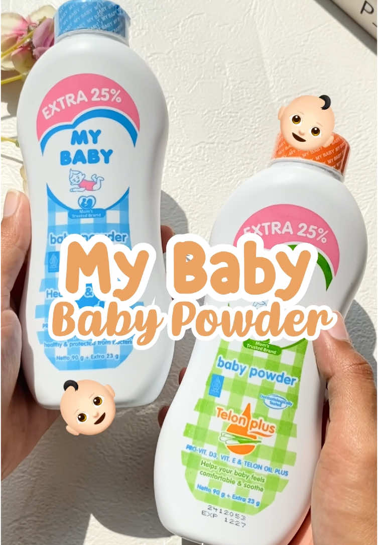 my baby powder 90gr + 23gr #mybaby #babypowder #bedakbayi 