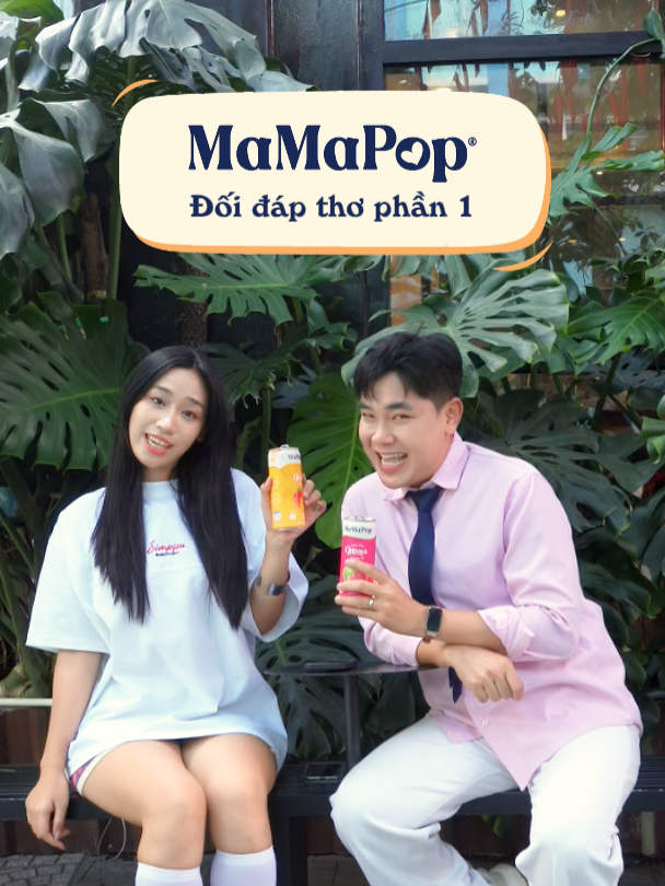Đã dở thơ rồi mà hay ham nhận job :) nó ngang phè phè #ngonnhưmẹlàm #NuocTraiCaySparkling #nuoctraicaysparkling #Mamapop #xuhuong