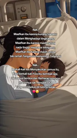 Maafkan atas kekurangan ibumu ini Nak😞 #doaibu #fyp #fypシ゚ #ibudananak #qoutes #kasihsayangibu #katakata #singlemom #perjuanganseorangibu #katakatamotivasi #tiktokviral 