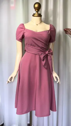 Overlap dress available in small to 2xl size #dress #dresstoimpress #churchdress #tiktokstyle #itgirl #fyp 