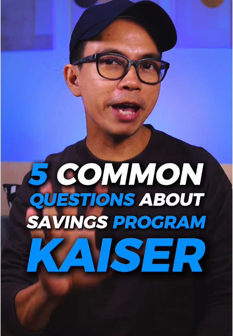 𝟓 𝐂𝐨𝐦𝐦𝐨𝐧𝐥𝐲 𝐀𝐬𝐤𝐞𝐝 𝐐𝐮𝐞𝐬𝐭𝐢𝐨𝐧𝐬 𝐀𝐛𝐨𝐮𝐭 𝐊𝐚𝐢𝐬𝐞𝐫 𝐒𝐚𝐯𝐢𝐧𝐠𝐬 𝐏𝐫𝐨𝐠𝐫𝐚𝐦 Marami pa rin ang nalilito kung ano nga ba talaga ang Kaiser. Dito sa video na ito, sasagutin natin ang lima sa pinaka-karaniwang tanong tungkol sa Kaiser Savings Program. Panoorin mo ‘to para mas malinawan ka bago ka magdesisyon! 📌Para 'to sa mga gustong maghanda para sa future, lalo na sa health at retirement. #KaiserSavingsProgram #IMGKaiser #pinoyinvestor #finance101 