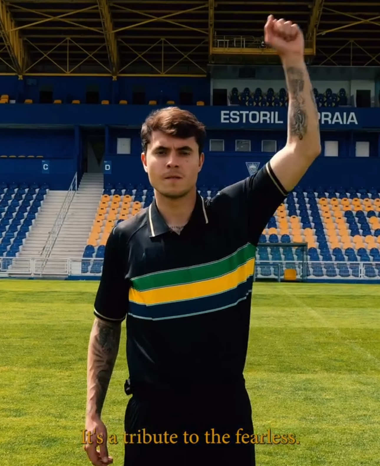 Estoril Praia is paying tribute to Ayrton Senna with a custom kit 40 years after his first F1 victory The kit will be worn in the match against SC Braga on Saturday, April 19th  Via: @ligaportugal @colure_sports @visit_cascais @estorilpraiasad  #Formula1