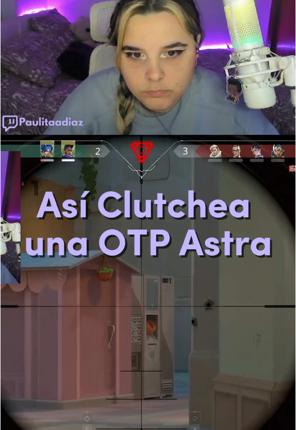 Nunca des una ronda por perdida ✨ @Twitch Miingly 💜  #astramain #Valorant #riotgames #playvalorant #valorantclips #valorantespaña #GamerGirl #paulitaadiaz #valorantgameplay #fyp #parati