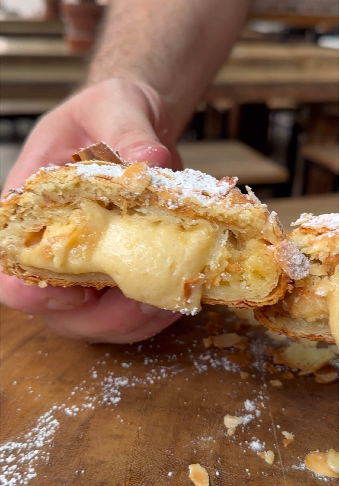 Rise to the occasion this Easter with a 6-pack of our Bake at Home Almond Croissants. All you need is an oven, a little icing sugar, & your bifocals for reading our simple baking instructions. Bam 🤓 We are open every day over Easter. 6 am - 2.30 pm.  #almondcroissant #croissant #twicebaked #croissantlover #bakeathome #bambambakehouse #goldcoastaustralia 