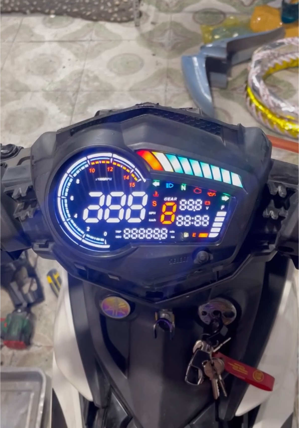 Đồng Hồ Led Ex150 2016 2018 vài xị