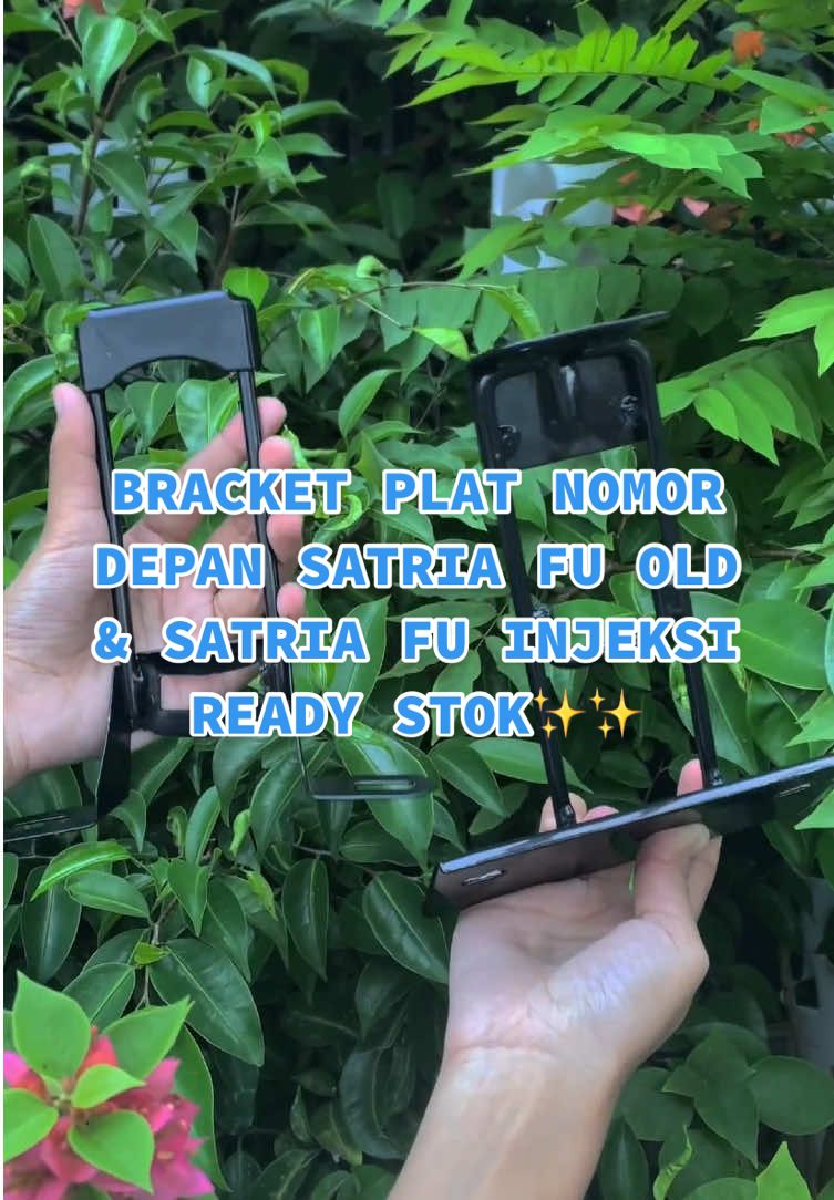 Bracket plat nomor / dudukan plat nopol motor Satria Fu, ready untuk motor satria Fu lama & Satria Fu New injeksi. Dengan material besi tebal kuat & kokoh ditambah cat hitam anti karat, yuk dapatkan produknya dengan harga terjangkau di keranjang kuning 🤩 #bracketplatnomor #dudukanplatnomer #satriafu #satriaf150 #pspsurabaya 