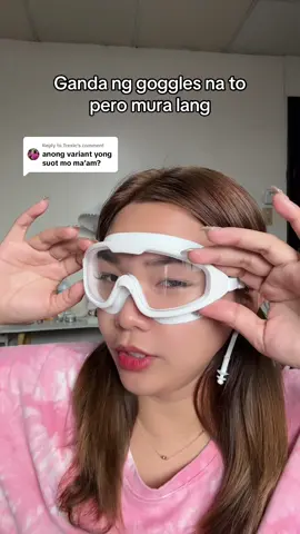 Replying to @Trexie May swimming goggles ka na ba? #goggles #swimminggoggles 