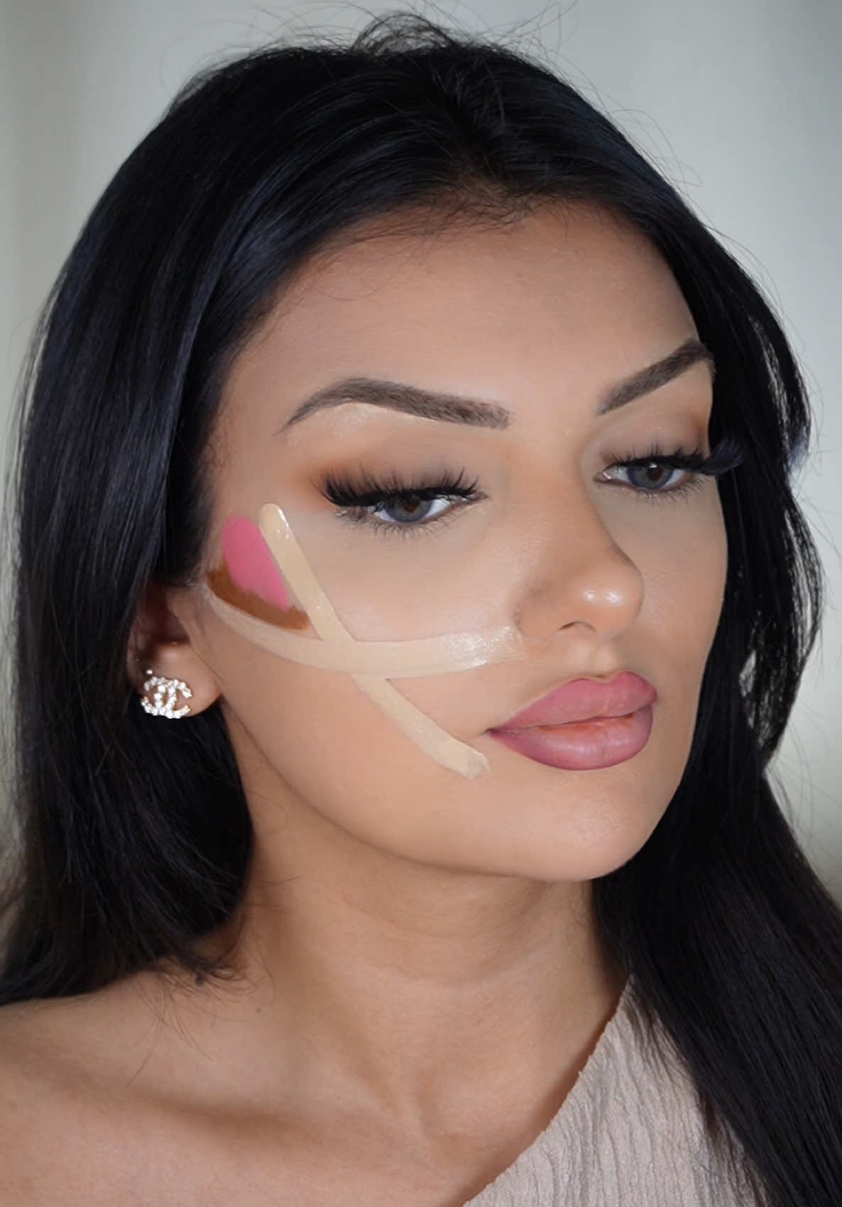 Contouring / Blush hack 💕👆🏻