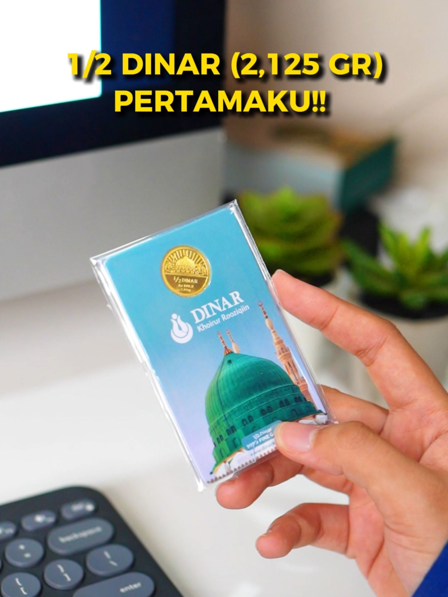 Alhamdulillah akhirnya! Perjuanganku pelan-pelan nabung emas! Semoga kamu ya yang selanjutnya!