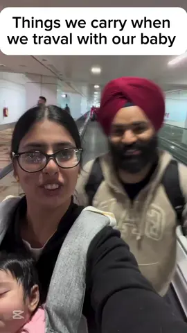 Things we carry while travelling with our baby