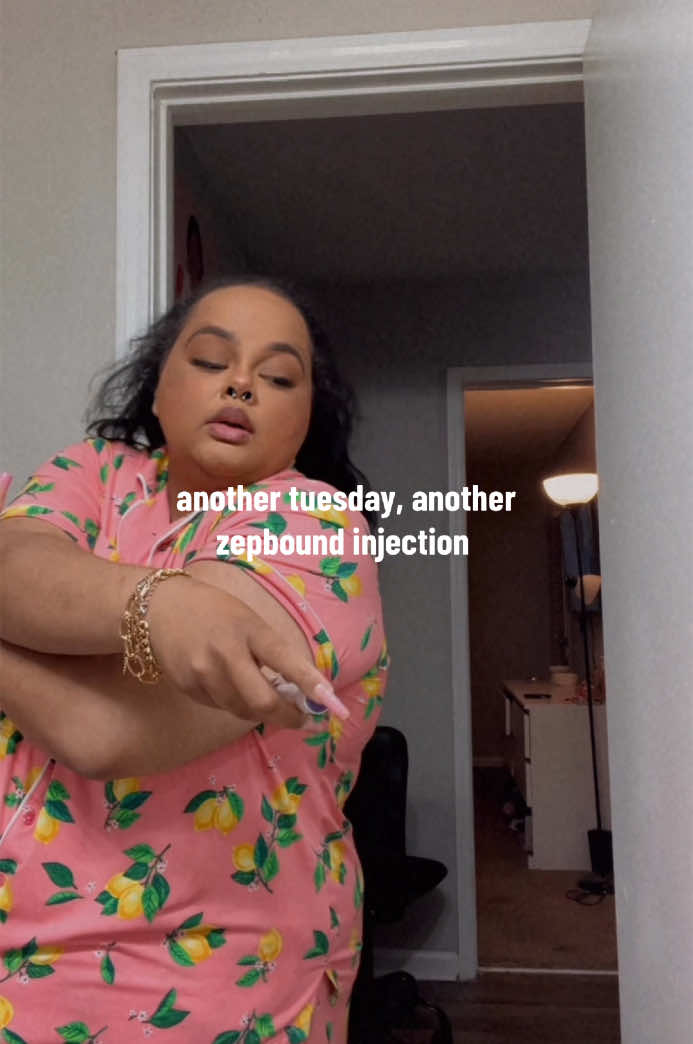 is it me or are my arms looking smaller??? may be just my delulu  #zepbound #wegovy #glp1 #glp1community #glp1medication #plussizeweightloss 