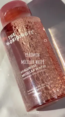 aku udah abis 2 botol emang sebagus itu💗🎀#micellarwater #theoriginote #micelerwatertheoriginote #4u #fypage #lewatberanda #fypシ゚ 