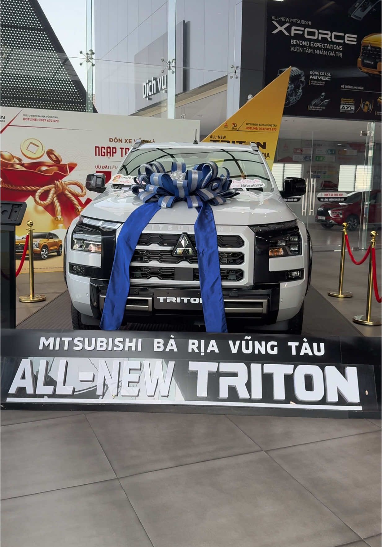 🚨 MITSUBISHI BÀ RỊA VŨNG TÀU  💥 Tặng ngay 100% thuế trước bạ xe Triton VIP 4*4 1 xe duy nhất 📲 0908 .112.969 em NHUNG giao xe ngay hỗ trợ trải nghiệm xe tại nhà #mitsubishi #oto #giaxe #triton #bantai #mitsubishibariavungtau 
