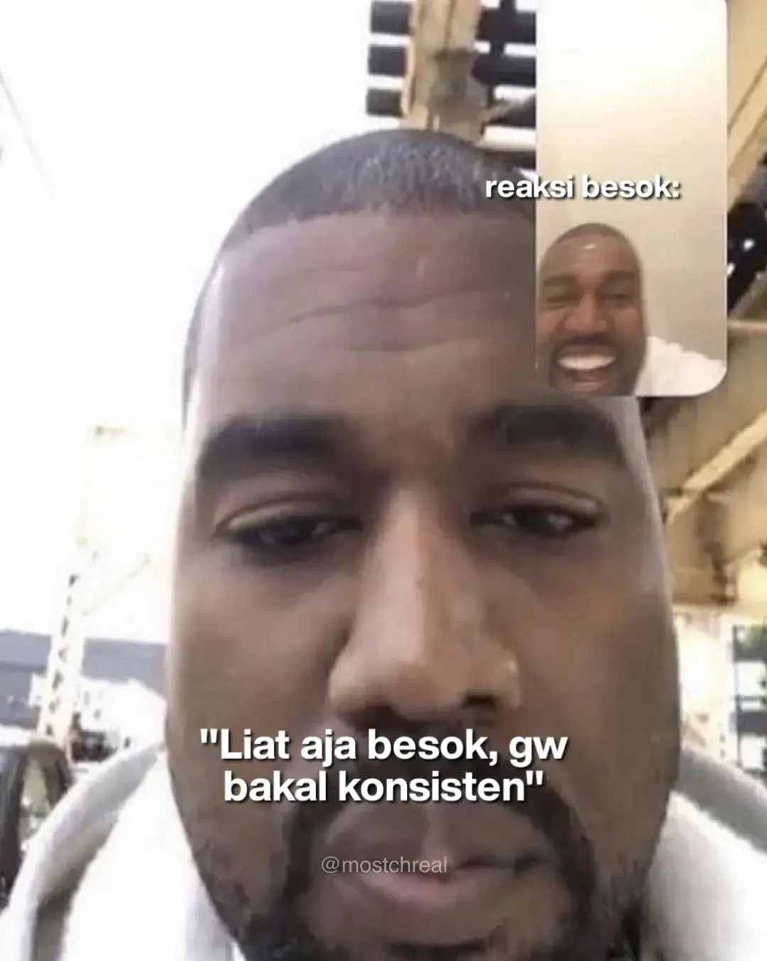 iya dah, besok gw konsisten #ocereal #mostchreal #meme #memedaily #allfake 