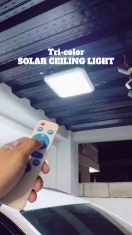 Estetik na tricolor Solar Ceiling Light #solarlight #solarlights #solarlightwithpanel #solarlightwaterproof #solarlightindoor #outdoorsolarlight #tipidtips #recommendations 